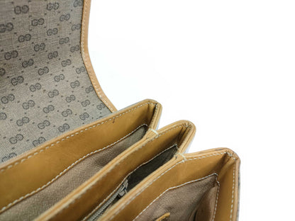 GUCCI Old Gucci GG Canvas Shoulder Bag Tote Bag 3-Piece Set Handbag