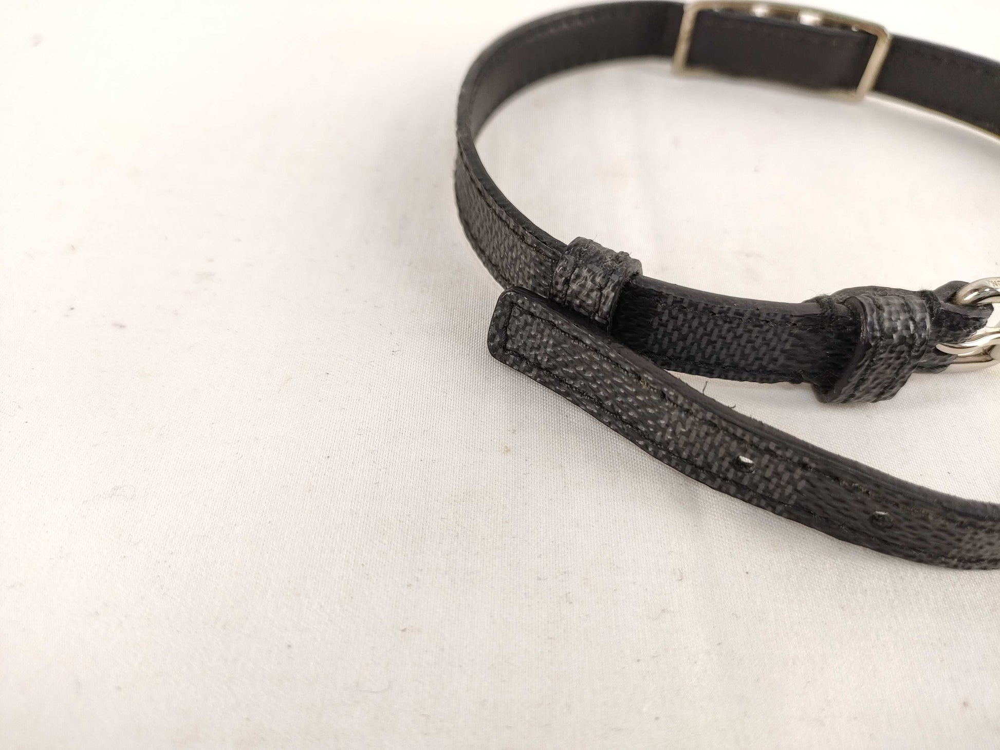 LOUIS VUITTON Damier Graphite Sign It Bracelet