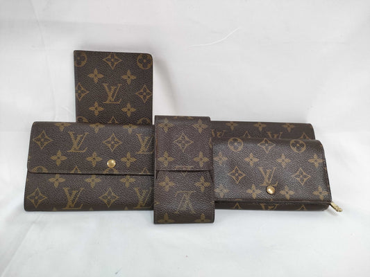 LOUIS VUITTON Monogram Wallet 5-Piece Set