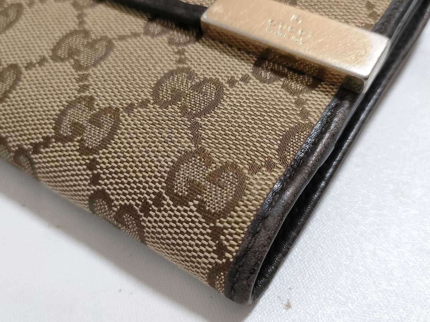 GUCCI GG Canvas Lovely Heart Wallet Set of 2