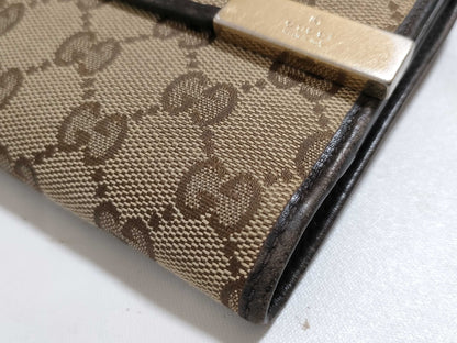GUCCI GG Canvas Lovely Heart Wallet Set of 2
