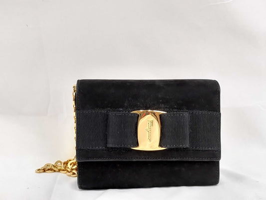 Salvatore Ferragamo Vara Chain Shoulder Bag