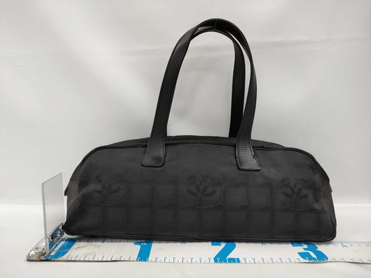 CHANEL New Travel Line Handbag Black Handbag