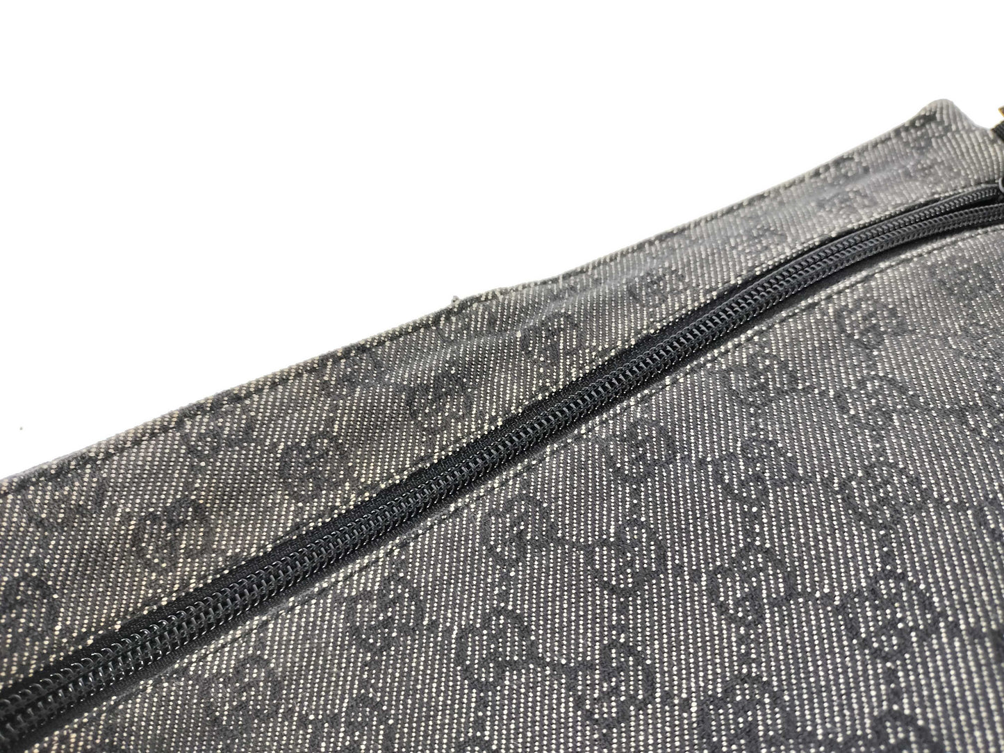 GUCCI GG Canvas Denim Waist Bag Body Bag 28566