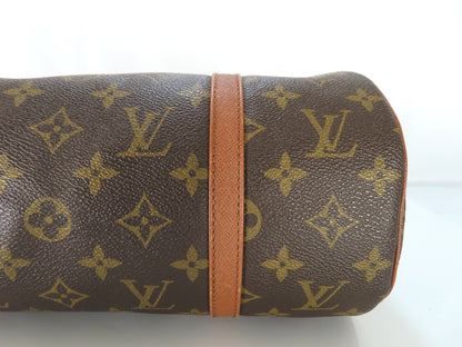LOUIS VUITTON Monogram Papillon Handbag with Pouch M51365
