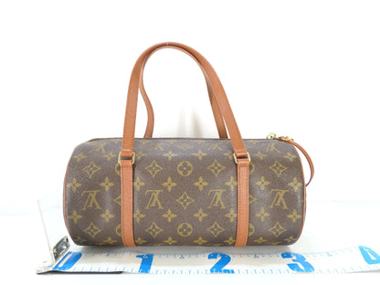 LOUIS VUITTON Monogram Papillon Handbag with Pouch M51365