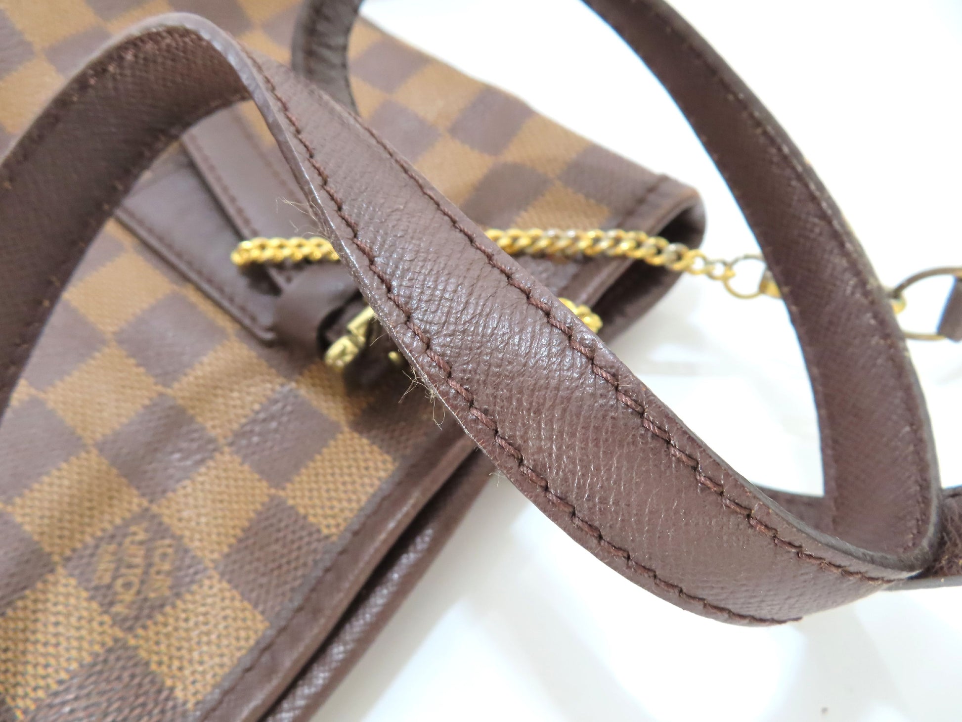 LOUIS VUITTON Damier Mare N42240 Tote Bag with Pouch