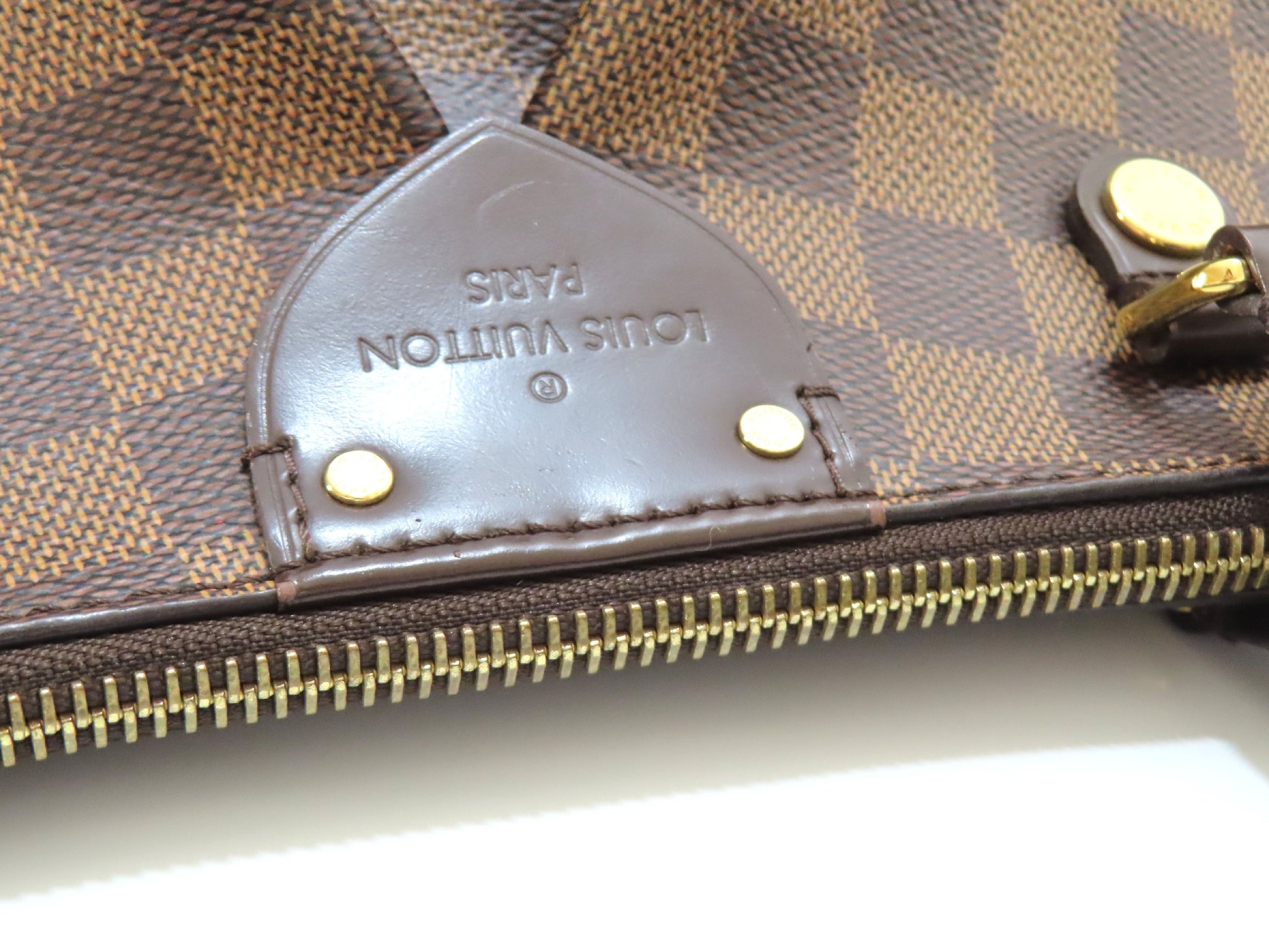 LOUIS VUITTON Monogram Damier Sienna MM N41546 2-Way Tote Bag with Strap Handbag
