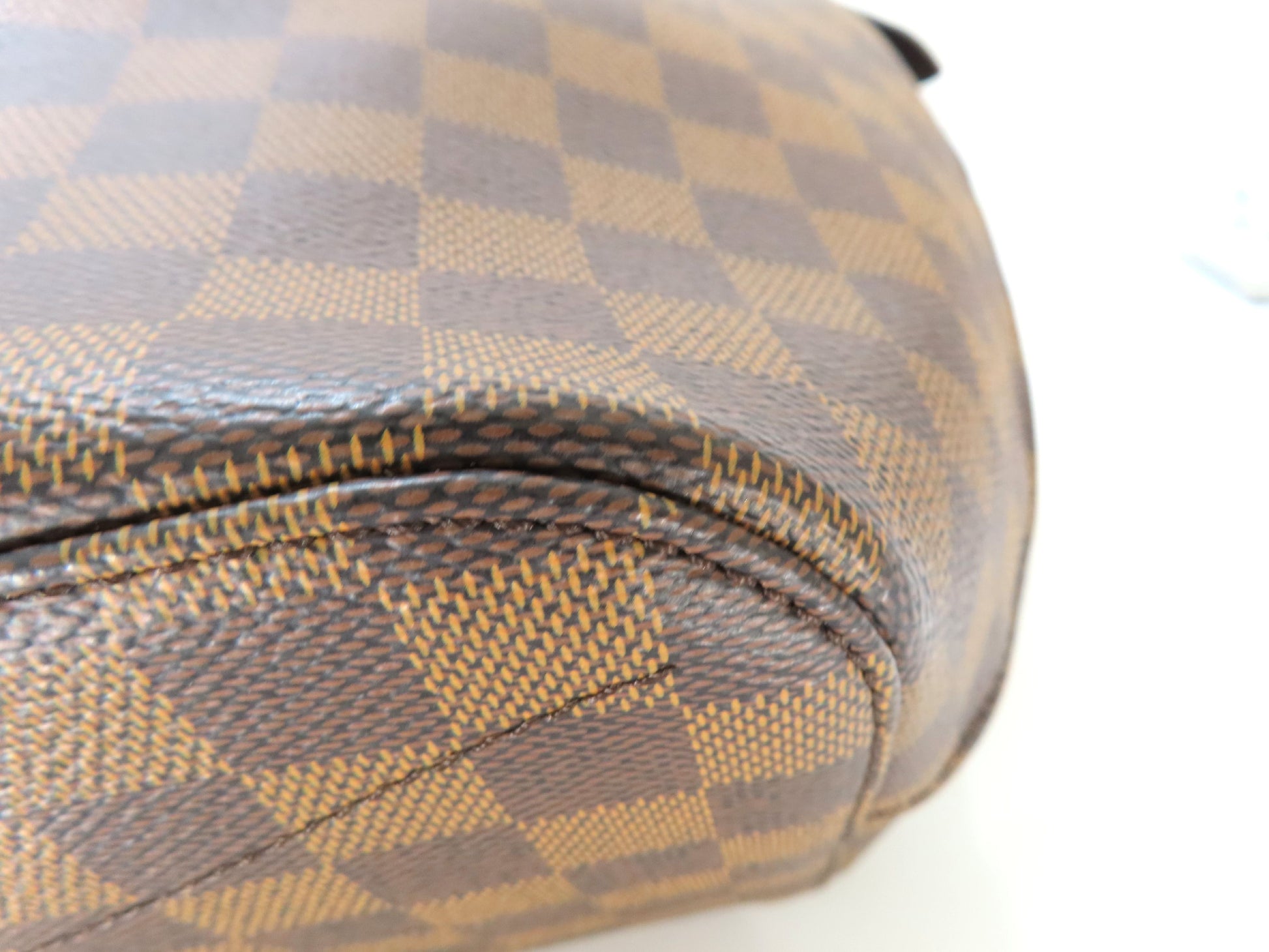 LOUIS VUITTON Monogram Damier Sienna MM N41546 2-Way Tote Bag with Strap Handbag