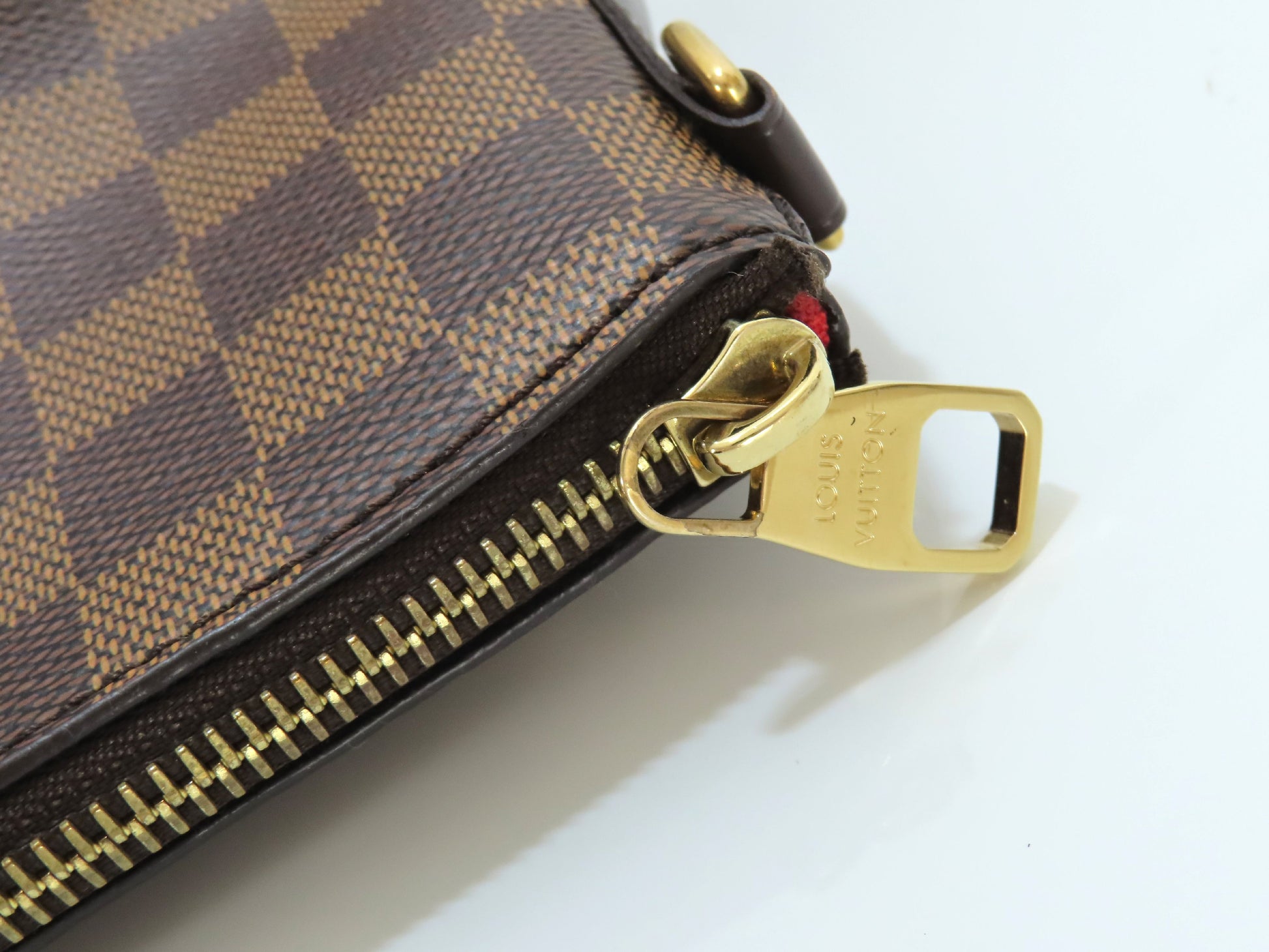 LOUIS VUITTON Monogram Damier Sienna MM N41546 2-Way Tote Bag with Strap Handbag