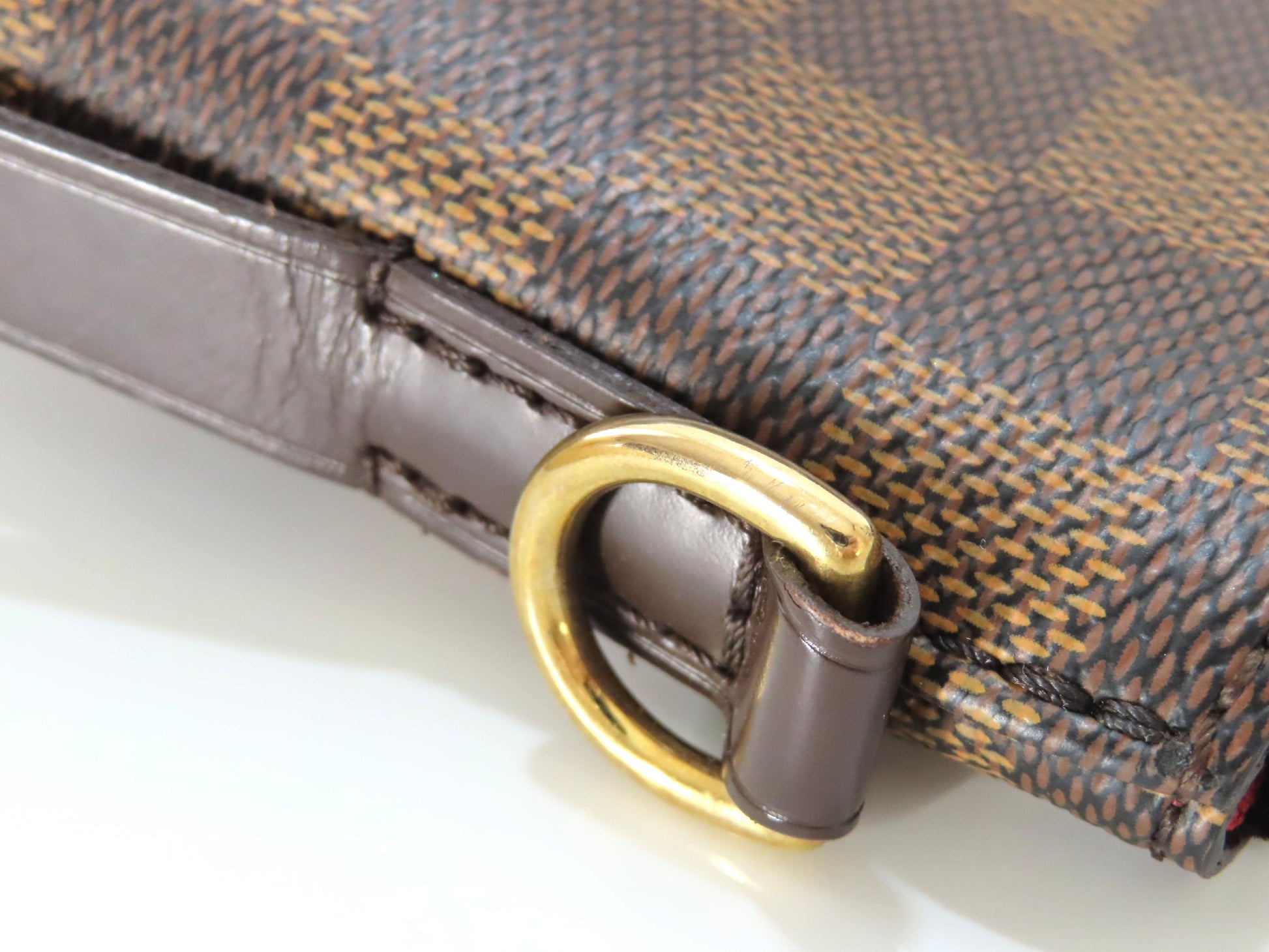 LOUIS VUITTON Monogram Damier Sienna MM N41546 2-Way Tote Bag with Strap Handbag