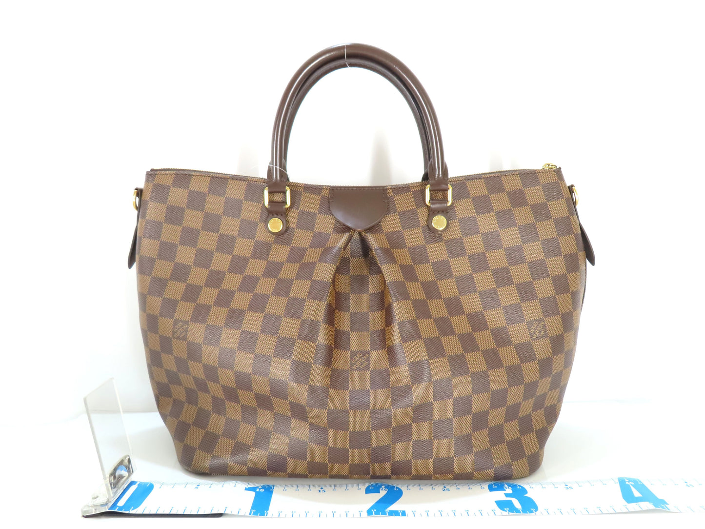 LOUIS VUITTON Monogram Damier Sienna MM N41546 2-Way Tote Bag with Strap Handbag