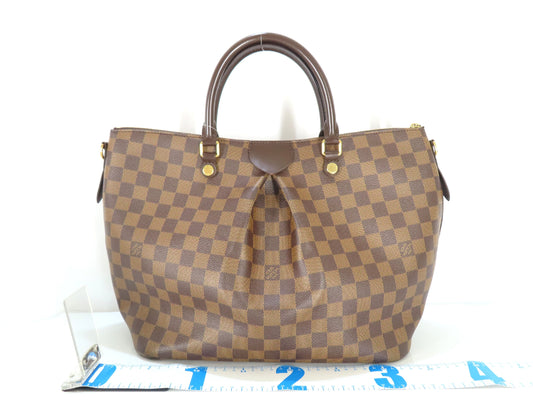LOUIS VUITTON Monogram Damier Sienna MM N41546 2-Way Tote Bag with Strap Handbag