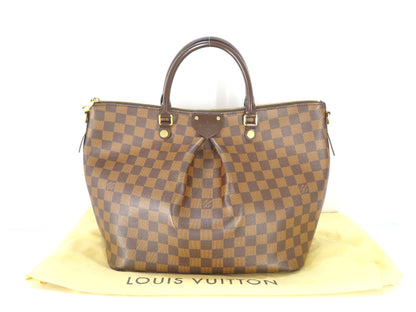 LOUIS VUITTON Monogram Damier Sienna MM N41546 2-Way Tote Bag with Strap Handbag