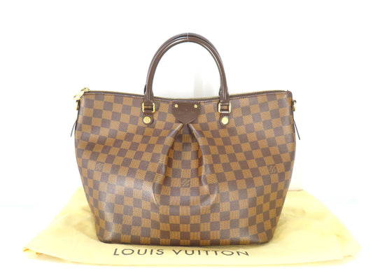 LOUIS VUITTON Monogram Damier Sienna MM N41546 2-Way Tote Bag with Strap Handbag