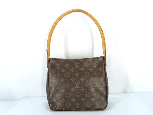 LOUIS VUITTON Monogram Looping MM M51146 Shoulder Bag/Handbag