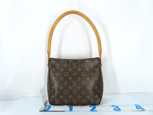 LOUIS VUITTON Monogram Looping MM M51146 Shoulder Bag/Handbag