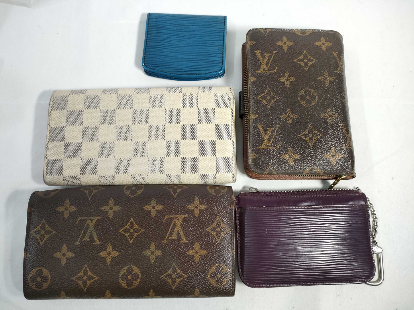 LOUIS VUITTON Monogram Epi Wallet 5-Piece Set
