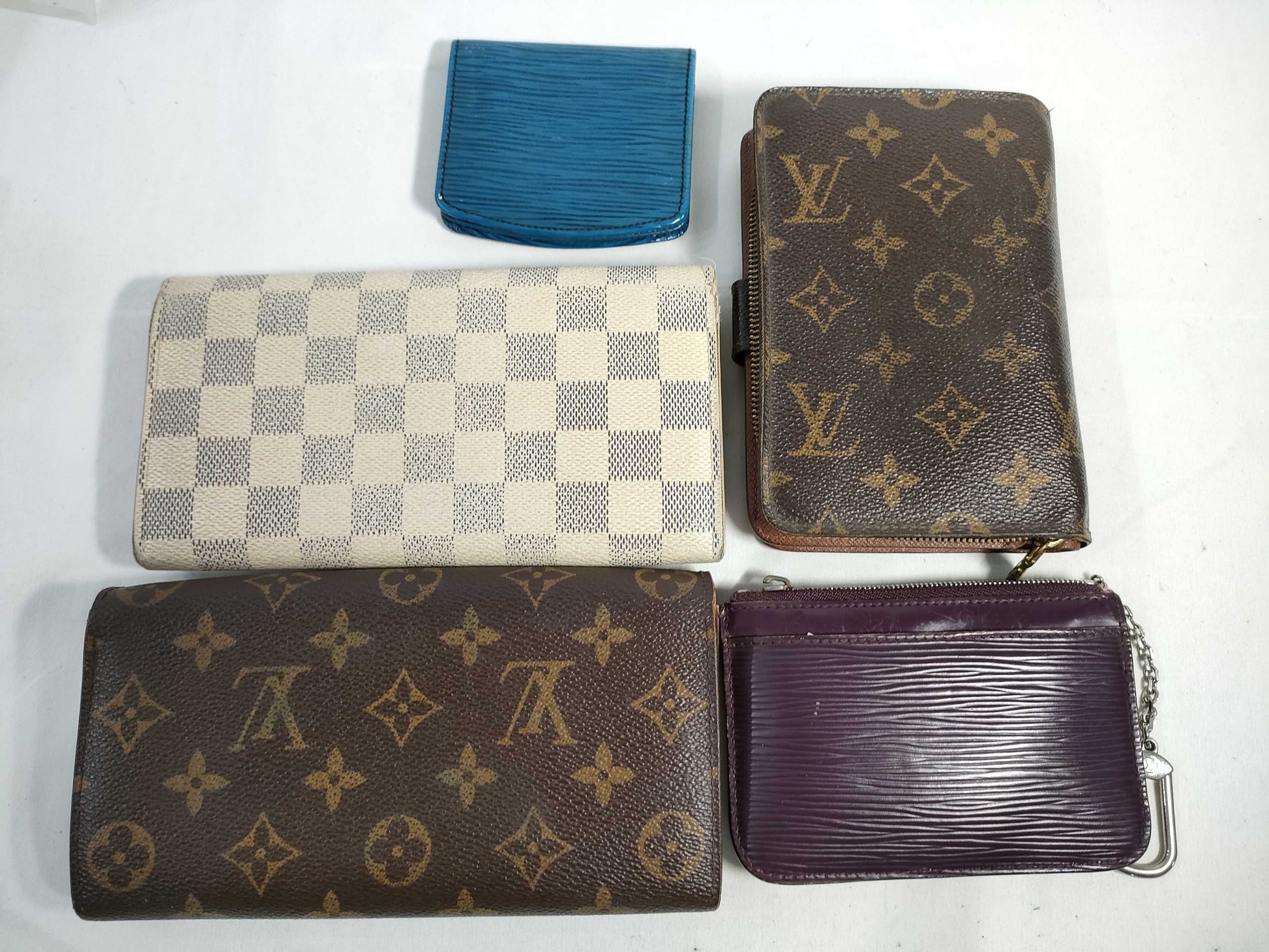 LOUIS VUITTON Monogram Epi Wallet 5-Piece Set