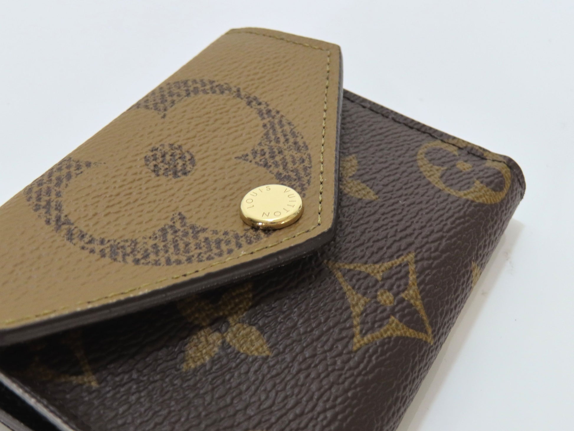 LOUIS VUITTON Monogram Giant Reverse Portefeuille Zoe M80725 RFID Wallet