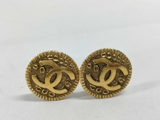CHANEL Coco Mark Earrings 97P Vintage Earrings