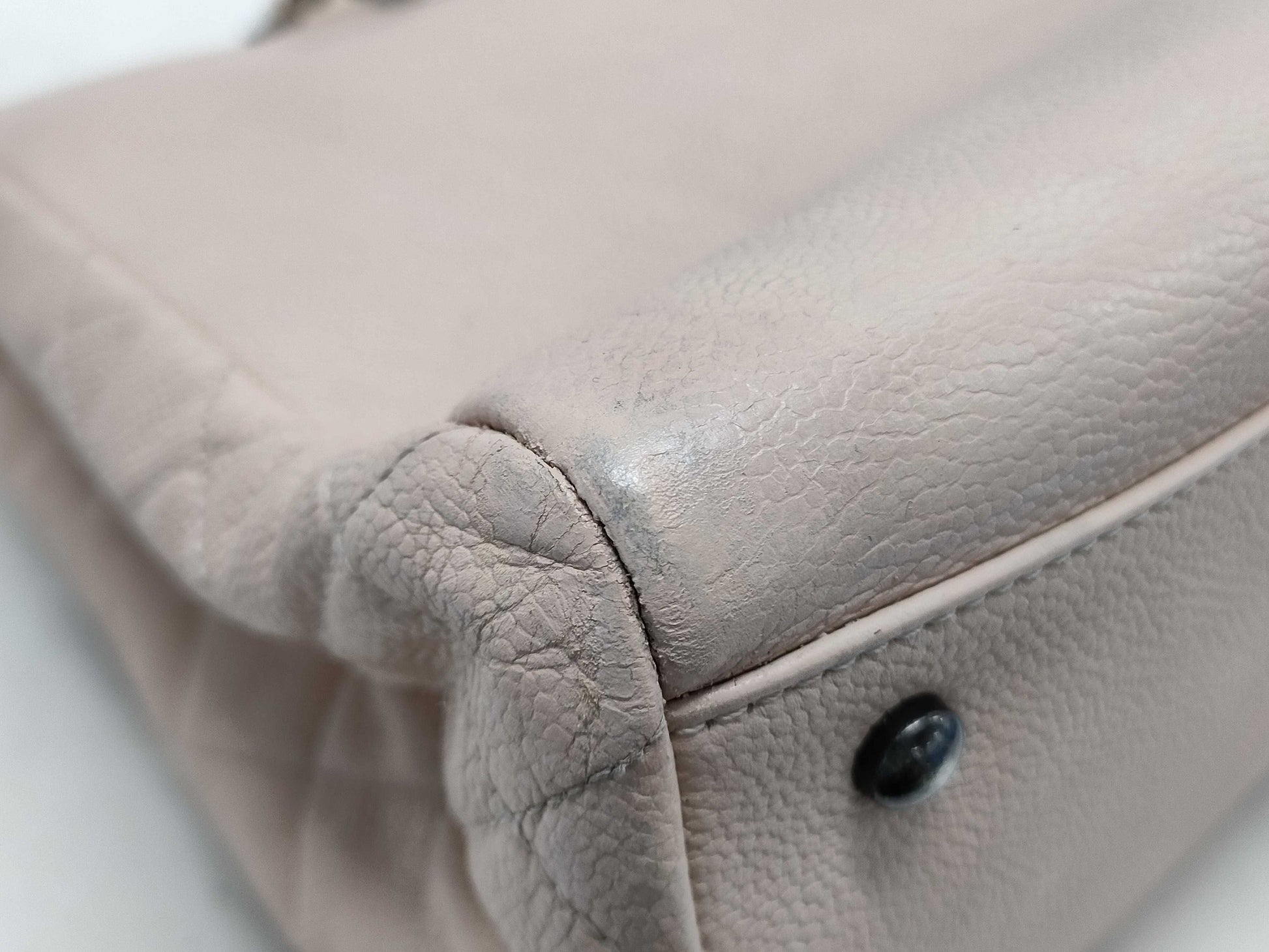 CHANEL Caviar Coco Mark 2-Way Handbag Shoulder Bag Handbag