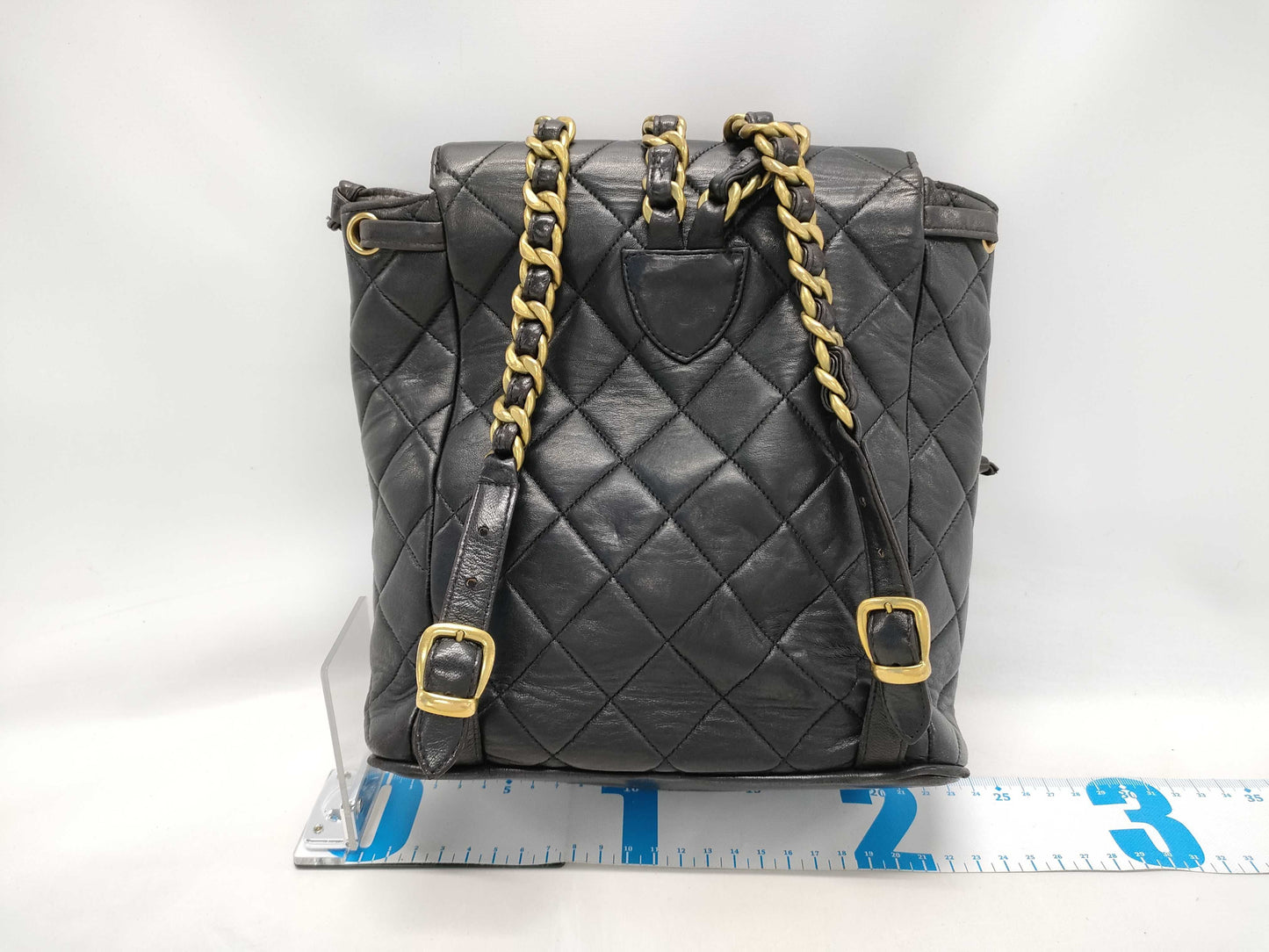 CHANEL Lambskin Matelasse Coco Mark Backpack
