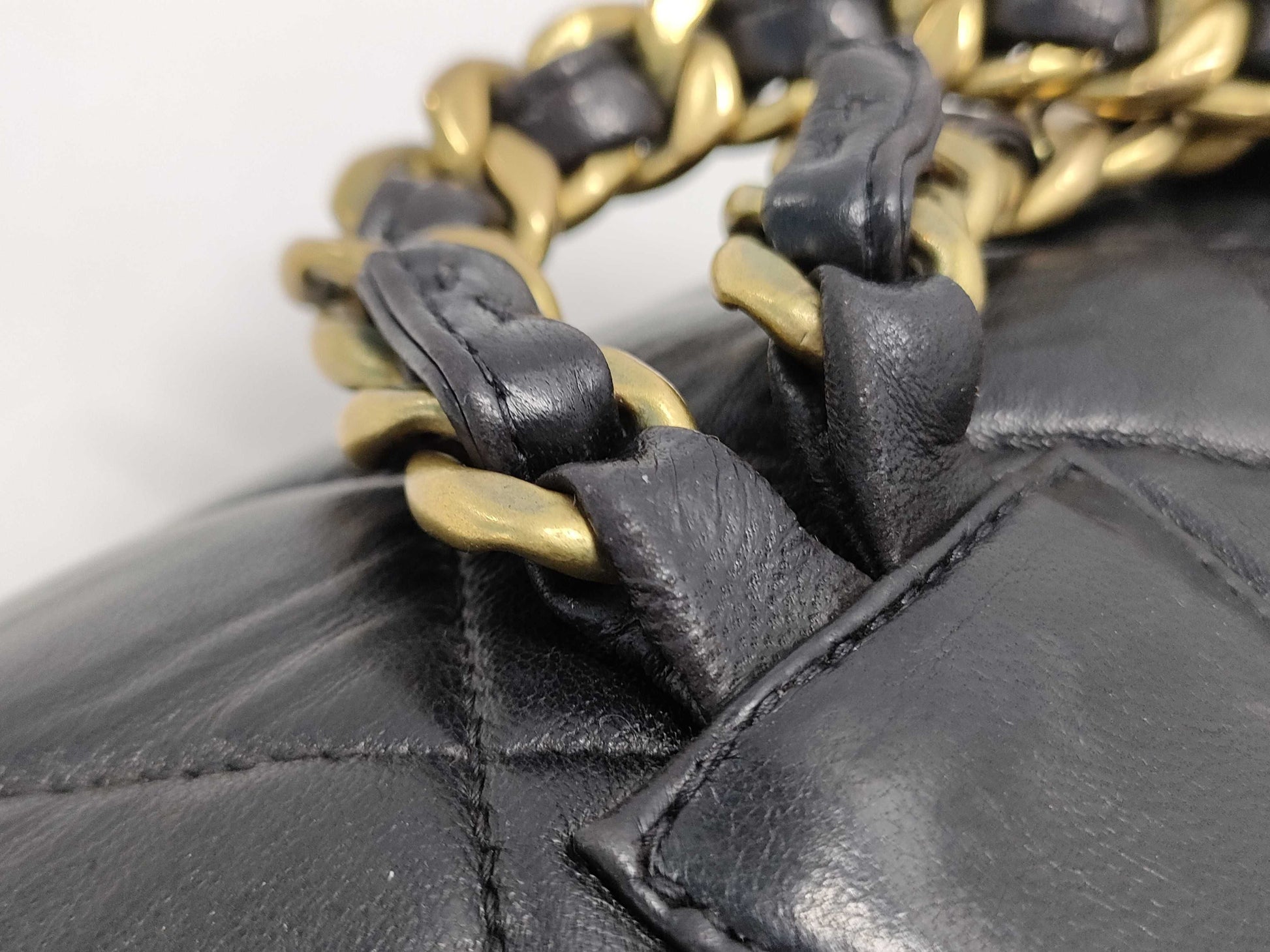 CHANEL Lambskin Matelasse Coco Mark Backpack