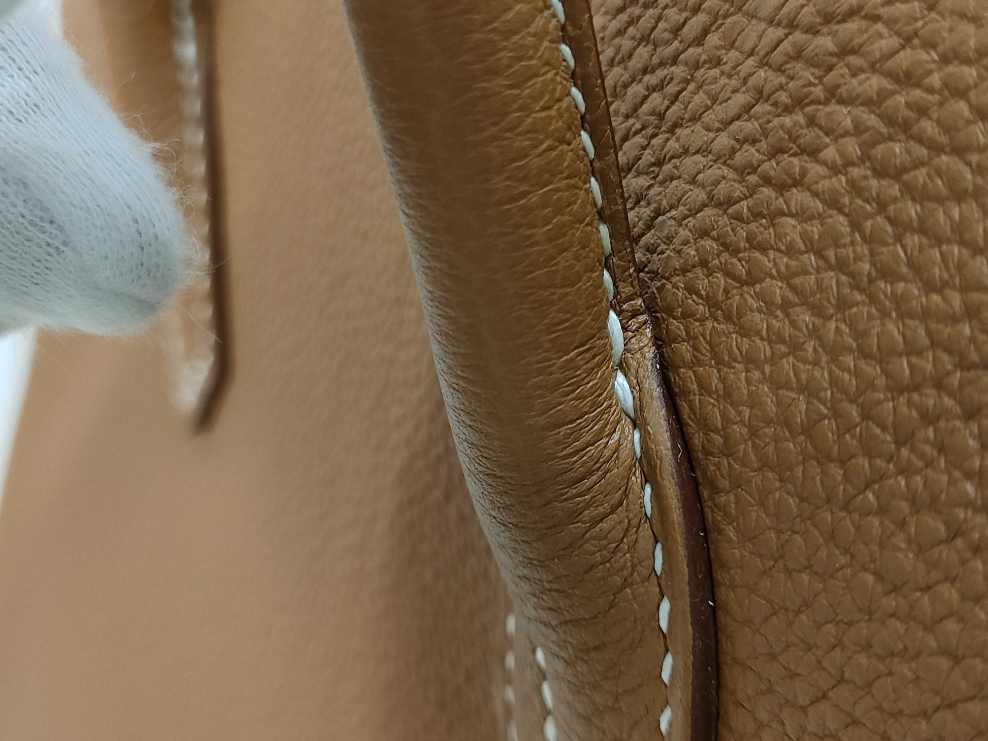 HERMES Togo Birkin 30 Gold GD Hardware Double Stamp Handbag