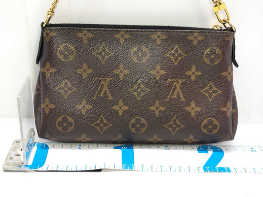 LOUIS VUITTON Monogram Pallas Clutch M41639 Shoulder Bag Pouch