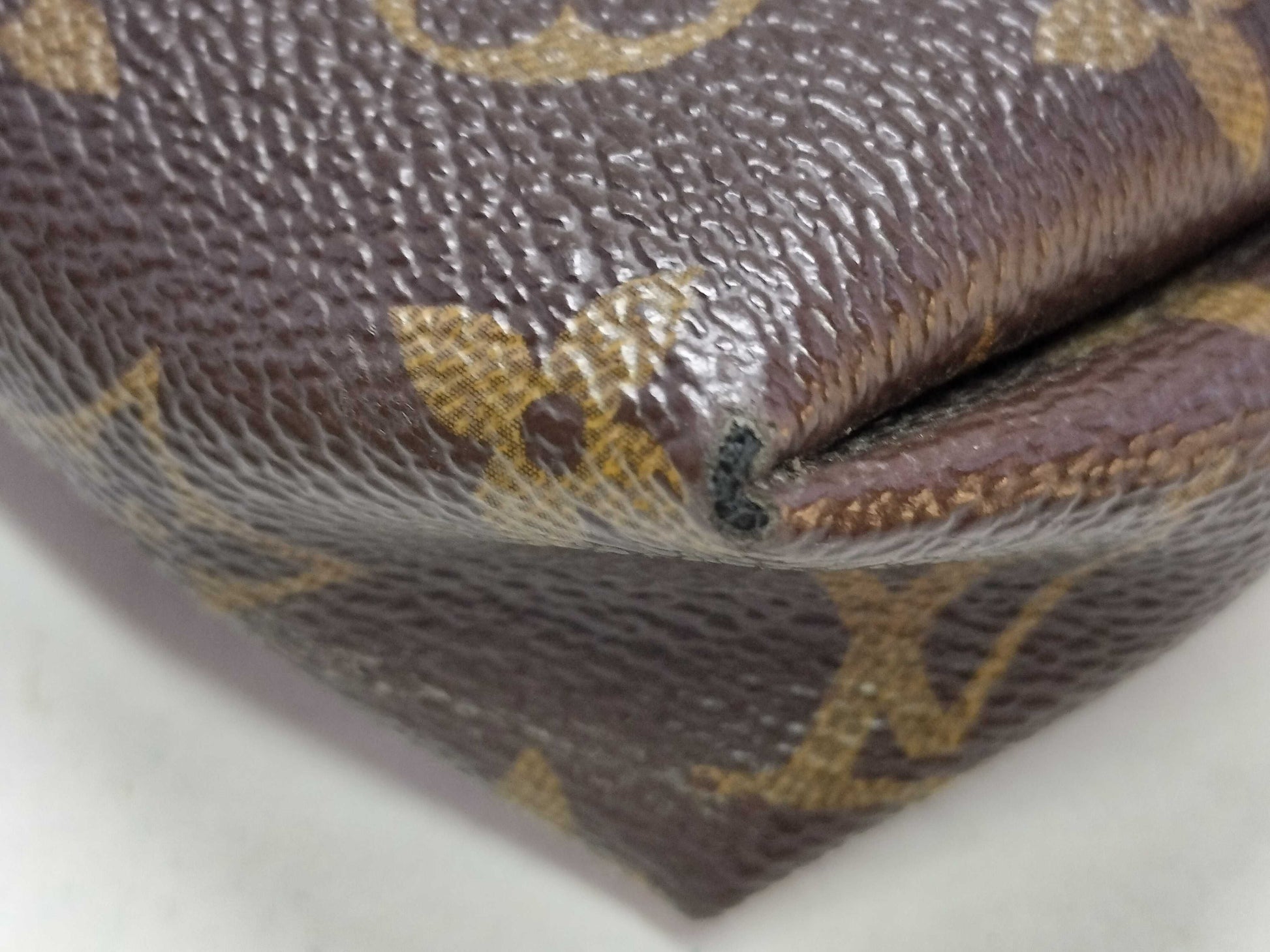 LOUIS VUITTON Monogram Pallas Clutch M41639 Shoulder Bag Pouch