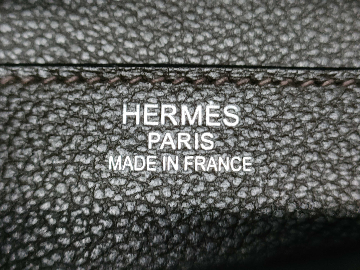 HERMES Kelly Depeche □O engraved briefcase business bag business bag