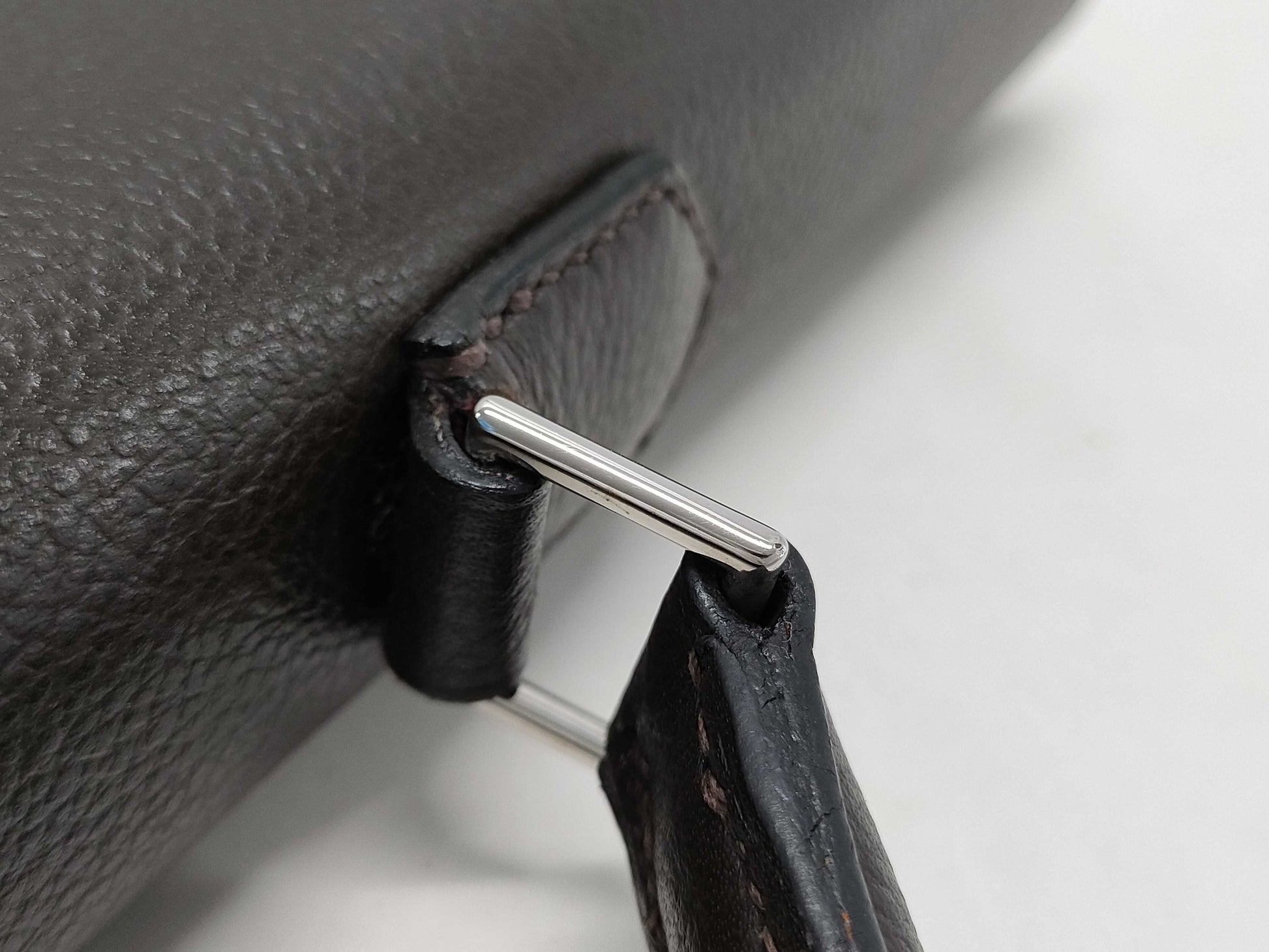 HERMES Kelly Depeche □O engraved briefcase business bag business bag