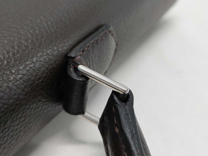 HERMES Kelly Depeche □O engraved briefcase business bag business bag