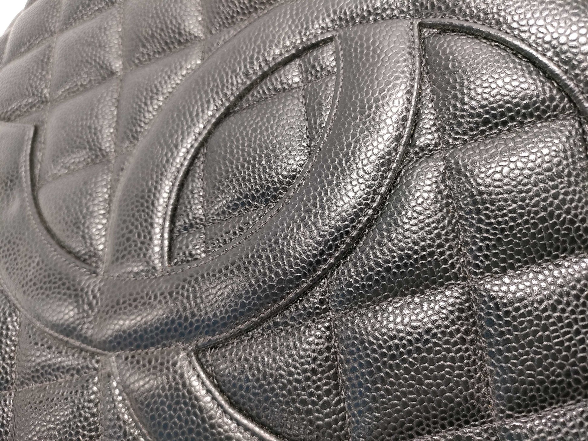 CHANEL Caviar Leather Reproduction Tote Bag with GD Hardware