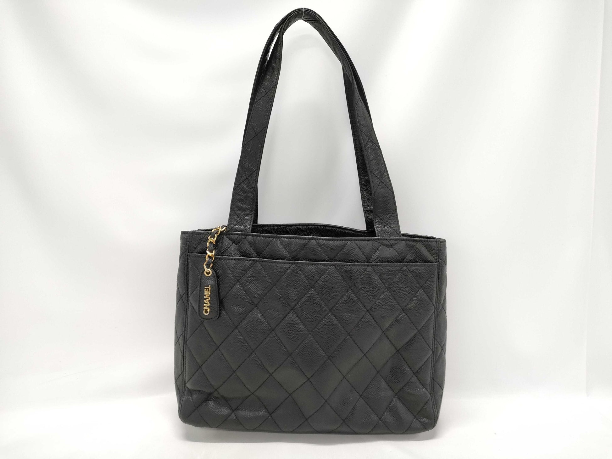 CHANEL Caviar Skin Tote Bag