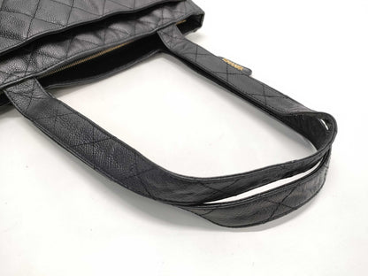 CHANEL Caviar Skin Tote Bag