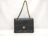 CHANEL Matelasse Lambskin Double Flap Chain Shoulder Bag