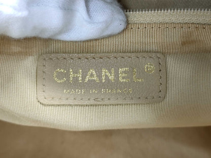 CHANEL Caviar Skin Coco Mark Mini Boston Handbag