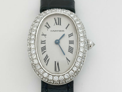 Cartier Baignoire W15133L2 1955 195883CD K18WG Women's Watch