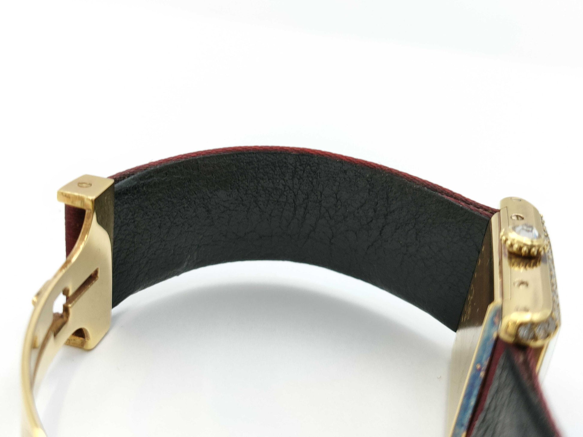 Cartier Tank Louis SM 671170896 Manual Winding PARIS Dial 18K Gold Women's Watch