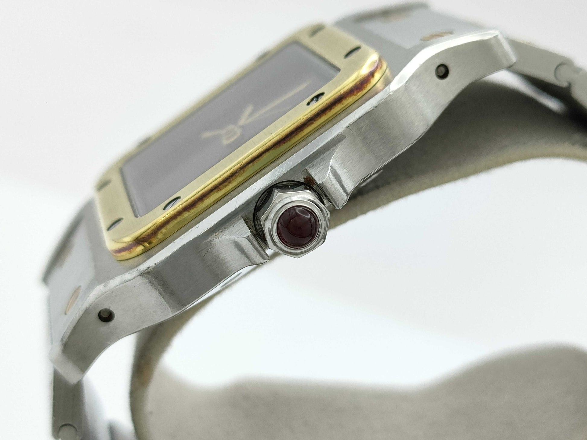 Cartier Santos Galbe LM 2961 52173 Bordeaux Dial Automatic Women's Watch