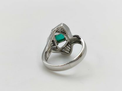 E1.03ct D0.63ct PT900 12.0g Ring 