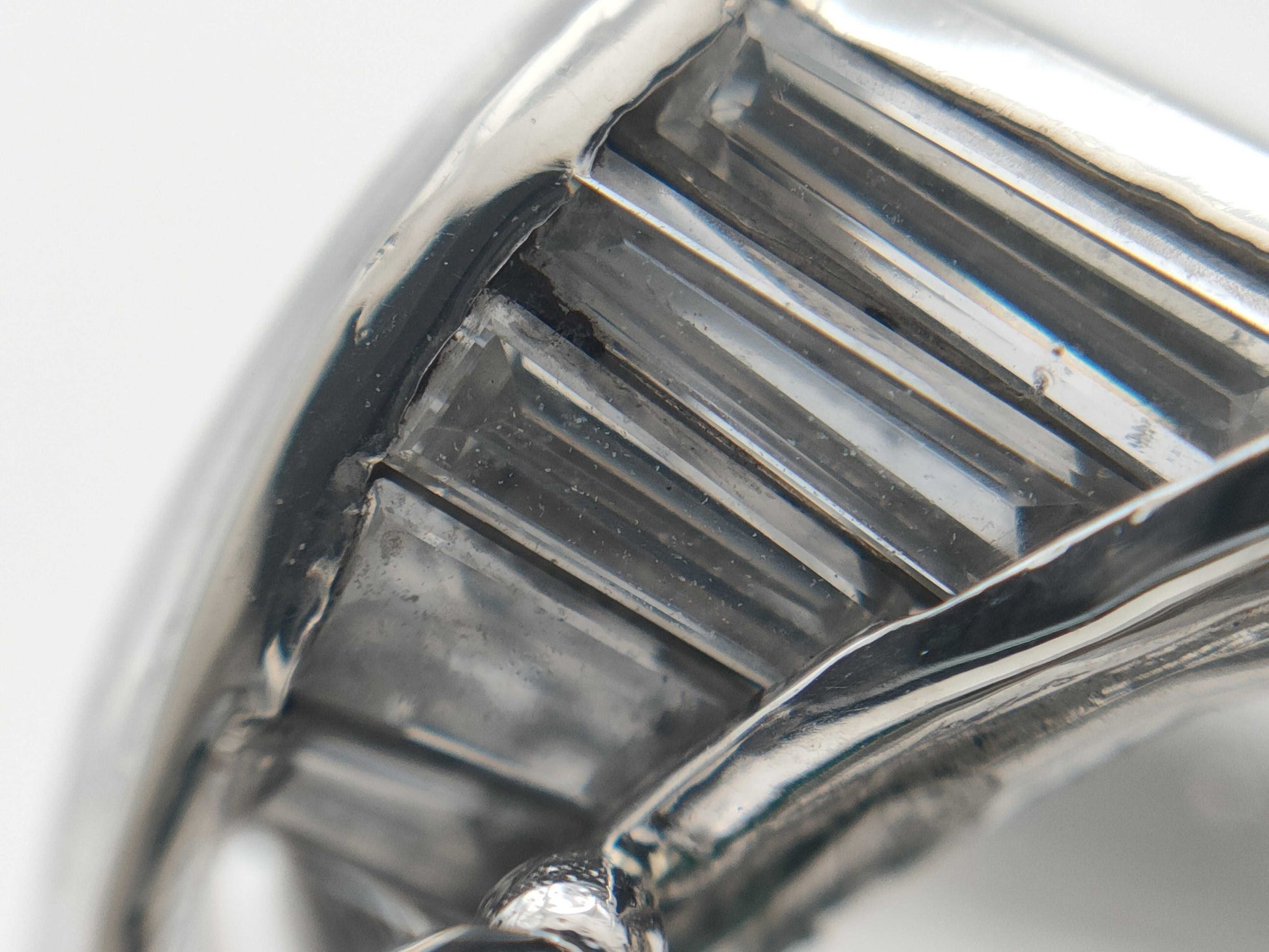 E1.03ct D0.63ct PT900 12.0g Ring 