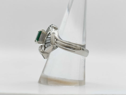 E1.03ct D0.63ct PT900 12.0g Ring 