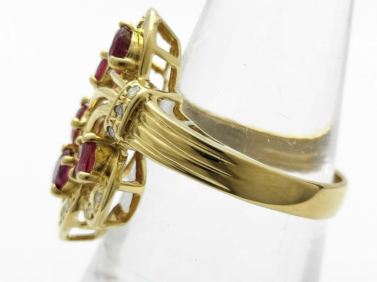 R1.20ct D0.10ct K18 5.3g Ring 