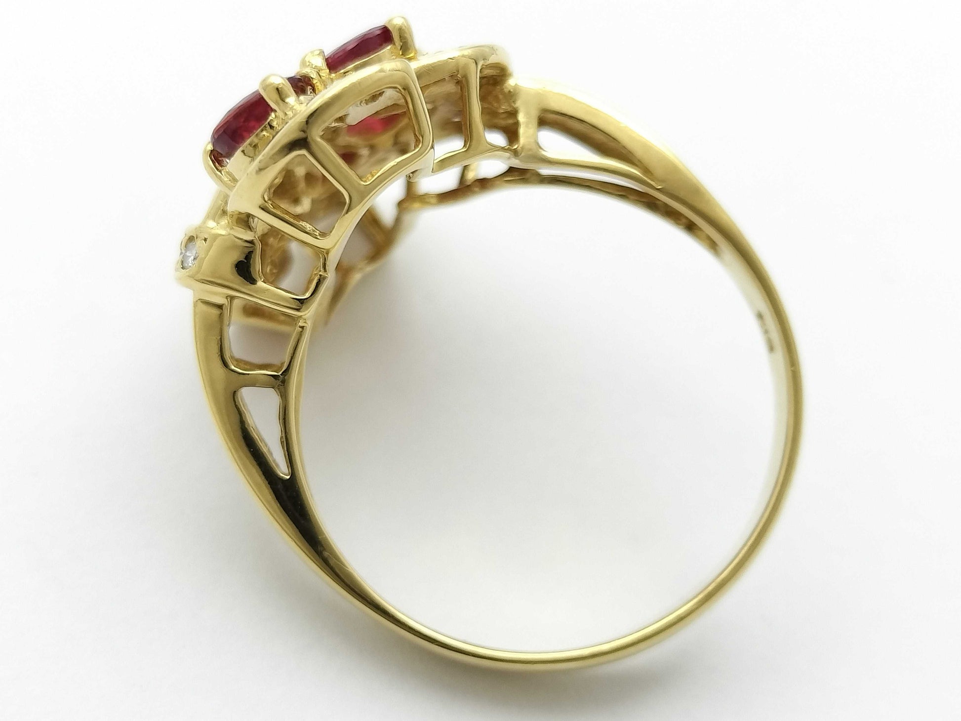 R1.20ct D0.10ct K18 5.3g Ring 