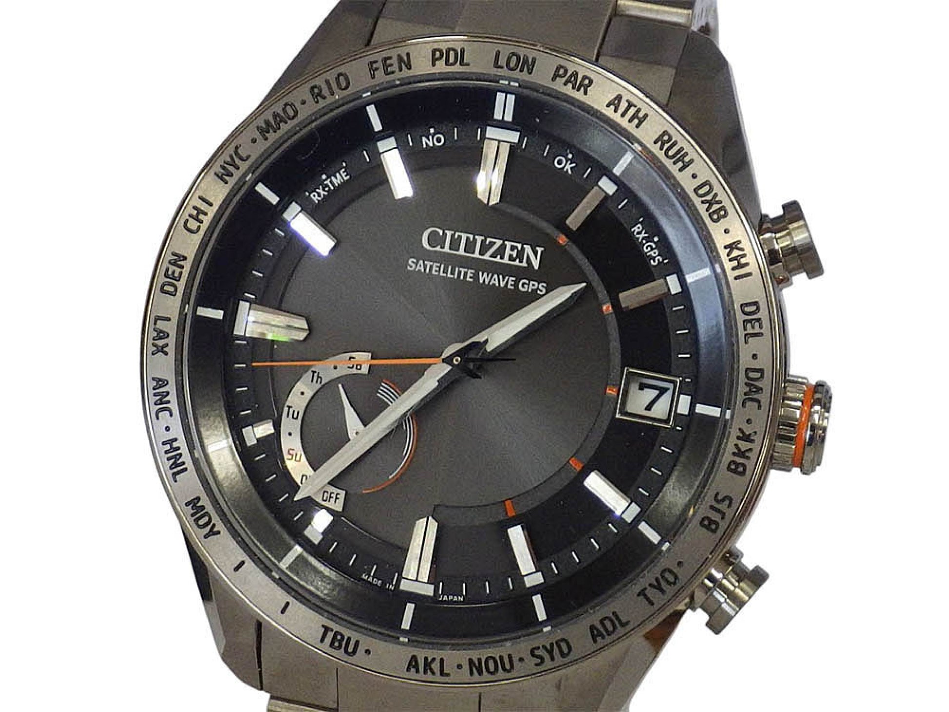 CITIZEN Satellite Wave F150-T025790 Titanium Eco-Drive GPS Satellite Radio Wave 9N1030057 Men's Watch