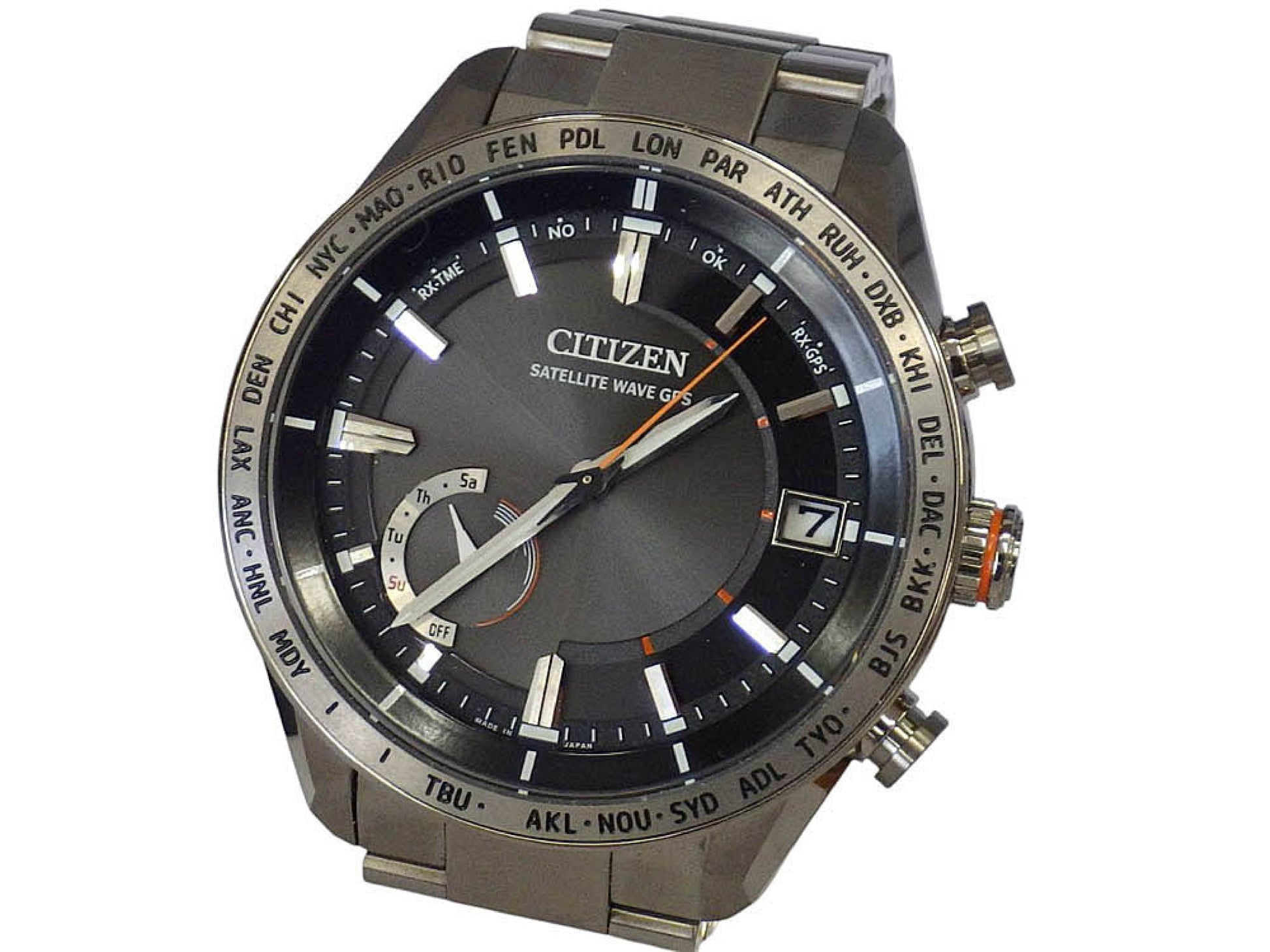 CITIZEN Satellite Wave F150-T025790 Titanium Eco-Drive GPS Satellite Radio Wave 9N1030057 Men's Watch