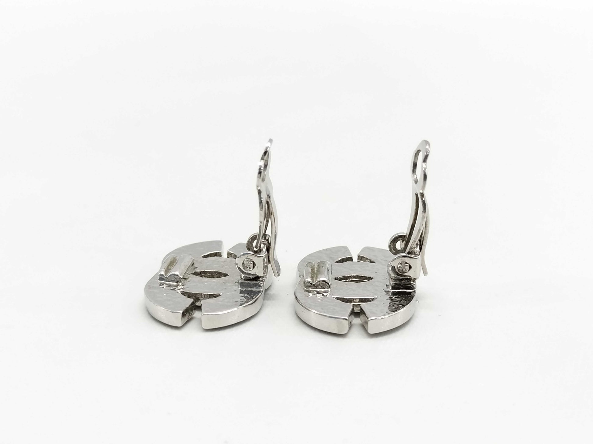 CHANEL Coco Mark Rhinestone 01P Earrings